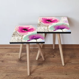 Hanah Home Mesas Nido Multicolor (2 Piezas)